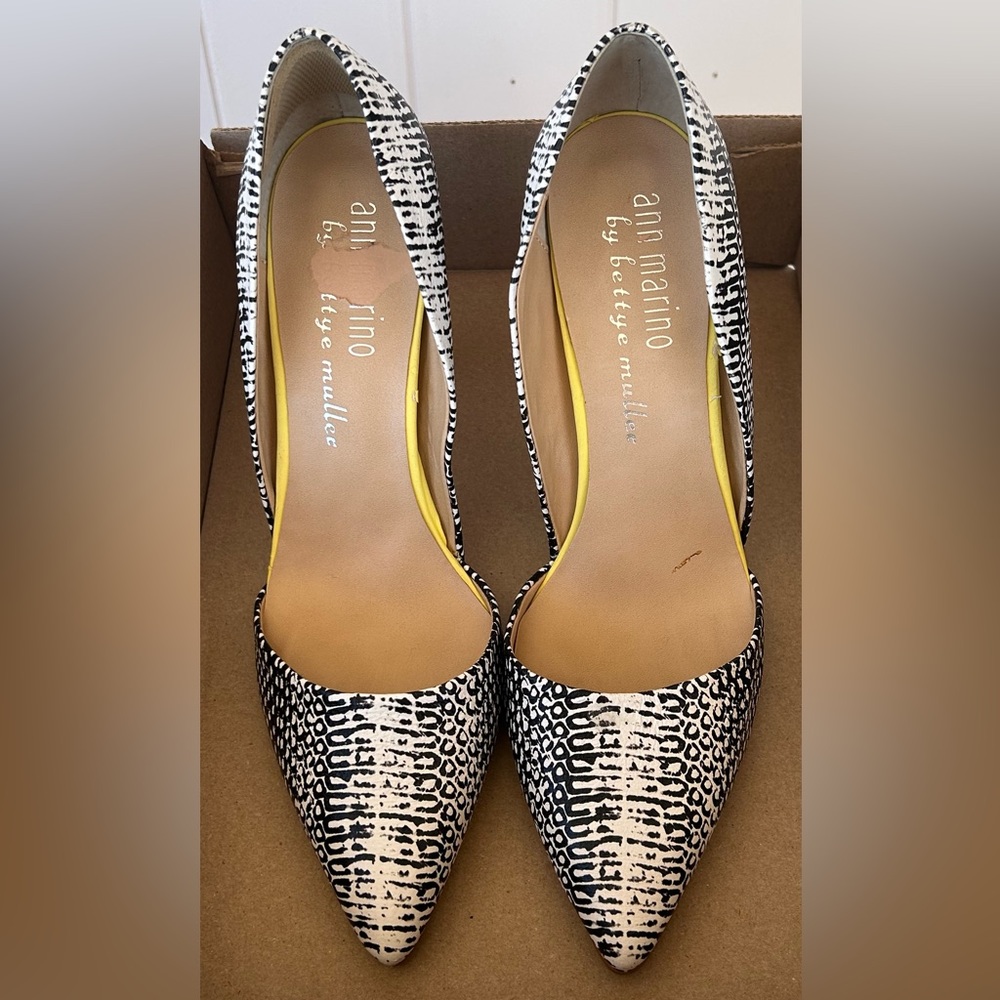 Ann‎ Marino by Bettye Muller Women’s Animal Print Pumps Size 8.5